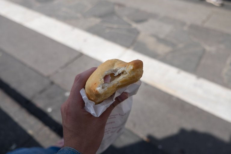 Panzerotti At luini in milan