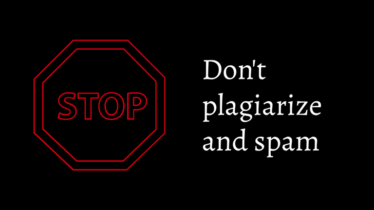 Don't spam and plagiarize.jpg