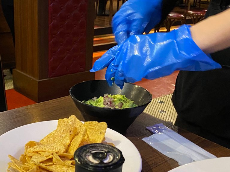 Making guacamole