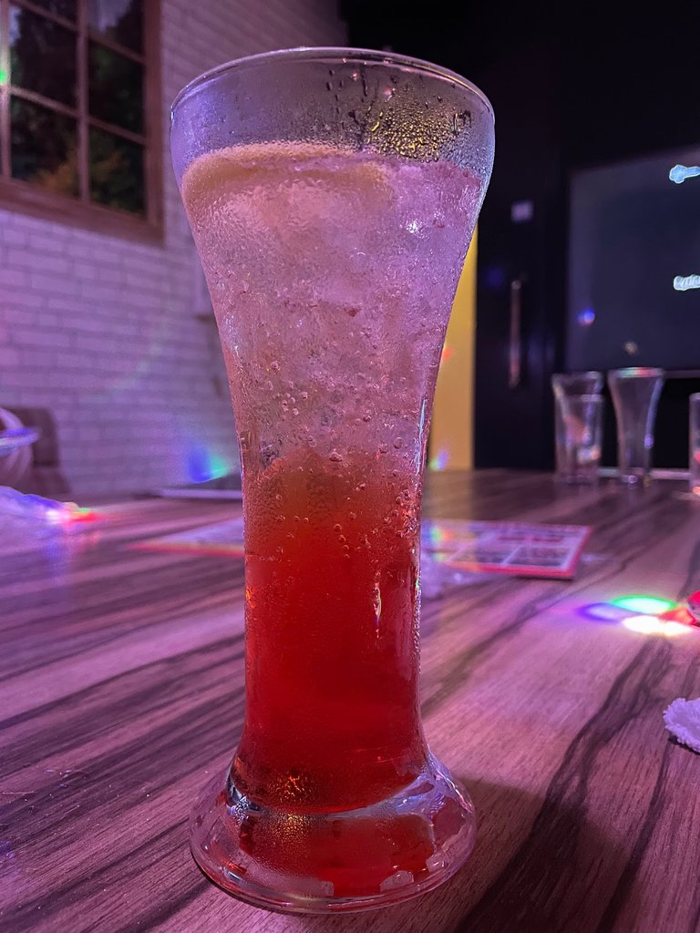 Shirley Temple, my cocktail after a lot of alcohol