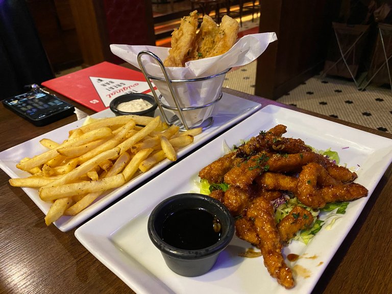 Fish And Chips and Friday's Signature Chicken Strips