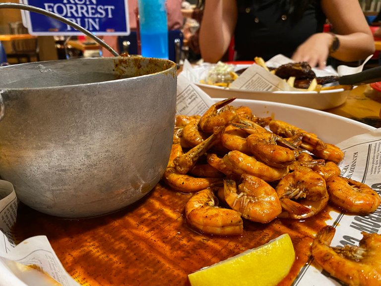 Shrimper's Net Catch in Cajun Sauce