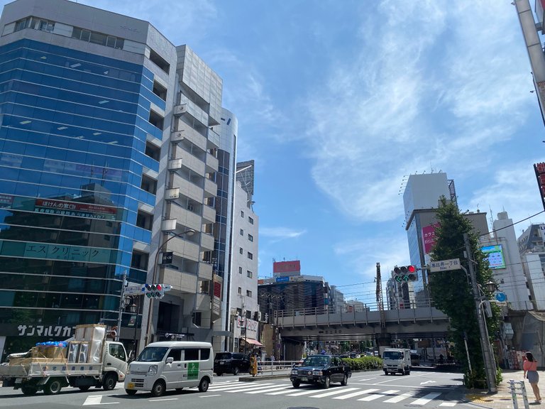 Northeast side of the Ebisu station