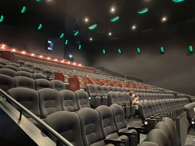 Luxury, premium, and normal seats are available in this theater