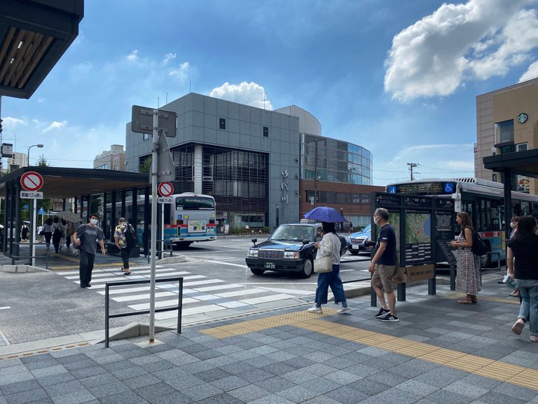 Outside Kamakura Station