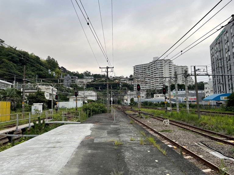 Arriving at JR Atami Station