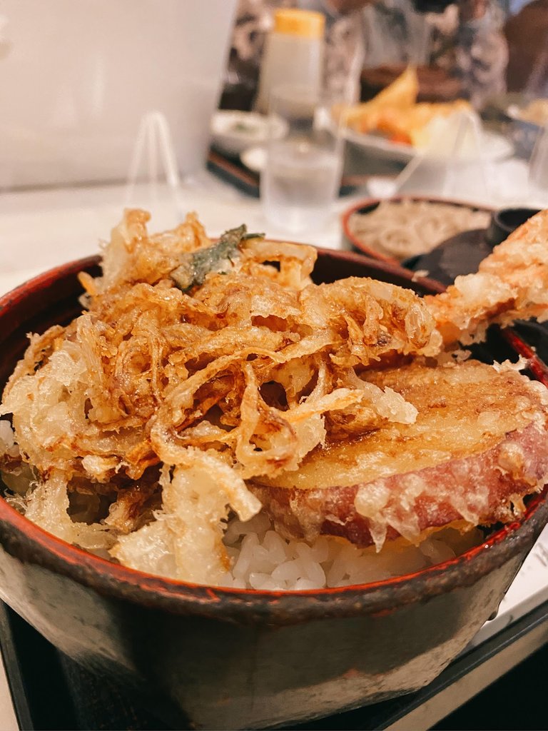 Superb tempura bowl