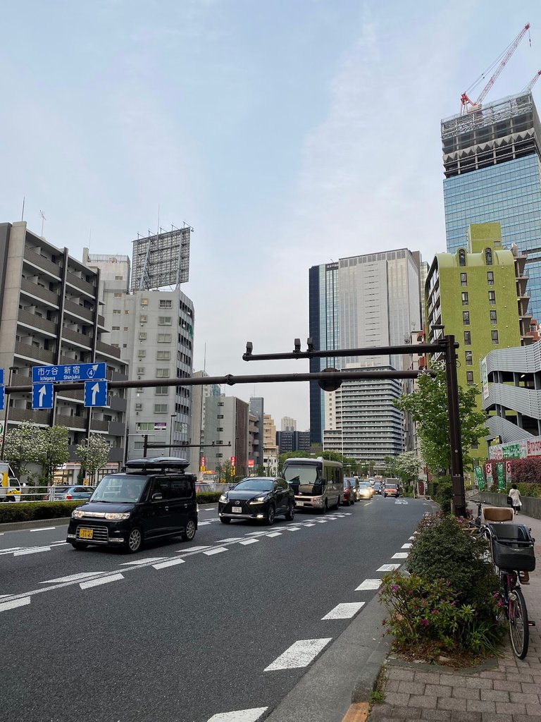 Almost at the border between Nakano and Shinjuku