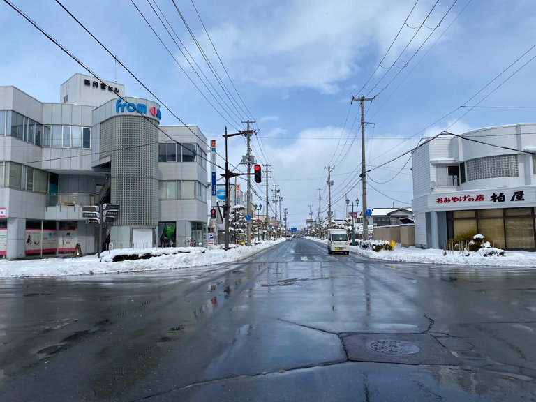 Crossing the street