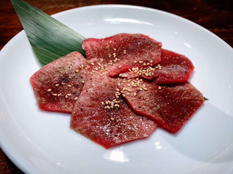 Salted beef tongue