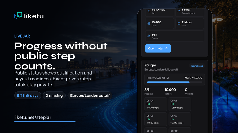 StepJar: live progress