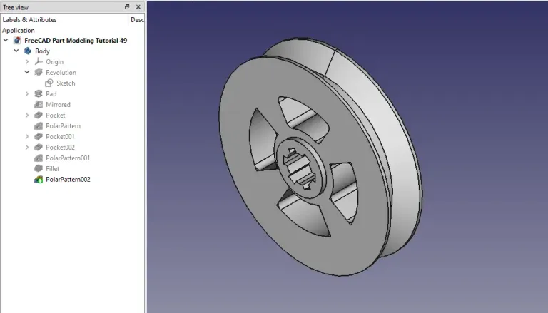 FreeCAD Part Modeling Tutorial 49_01