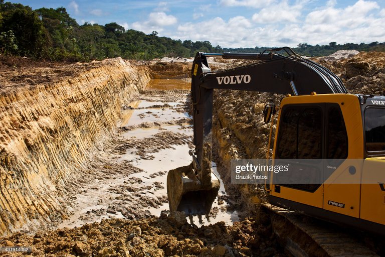excavator for Alluvial gold