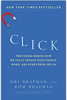 THe blue "CLICK" book cover