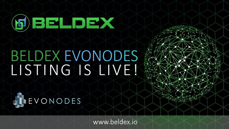 BELDEX EVONODES LISTING IS LIVE