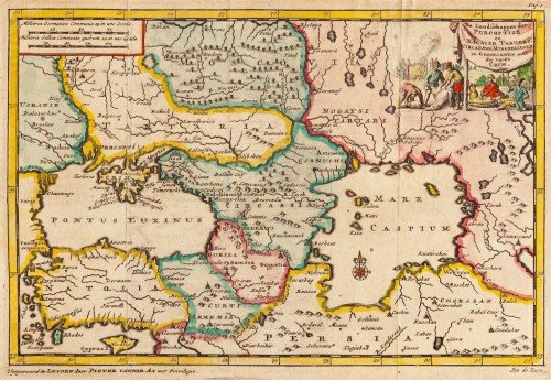 The map of the Crimean Khanate by Pieter van der Aa, 1707. (Source: Wikipedia)