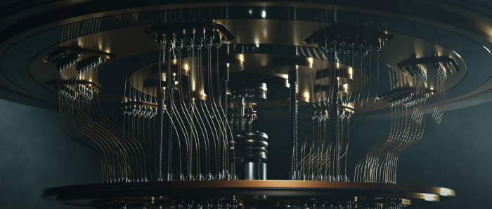 Quantum Computer close up