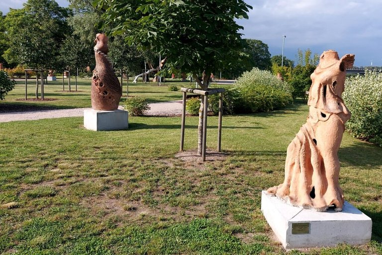 Jelgava, Latvia. Fireclay Sculpture Park. A perfect one-day trip with My Small Travel Guide. Šamota Skulptūru Parks.