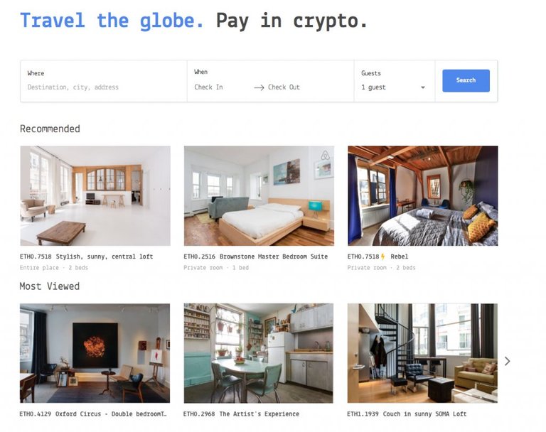 Cryptocribs ile Desantralize Etmeyi Amaçlayan Bir Kiralama Hizmetinin Karşılanması Airbnb