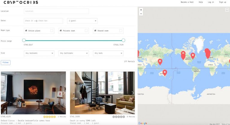 Airbnb'yi Dağıtmak İçin Bir Kiralama Hizmeti Olan Cryptocribs ile Tanışın
