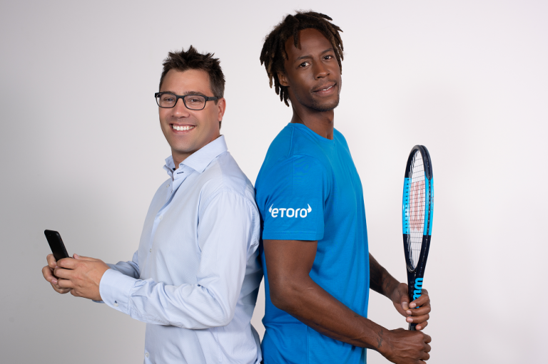 Monfils Sponsorship with eToro