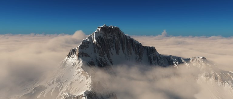 PeakD mountain 3D scenery 