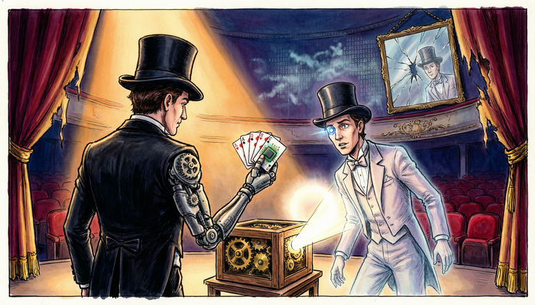 Escenario de magia tech
