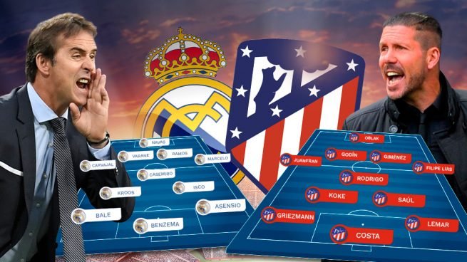 Resultado de imagen para real madrid vs atletico de madrid