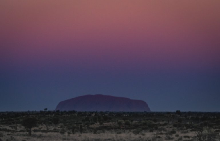 Uluru at dusk