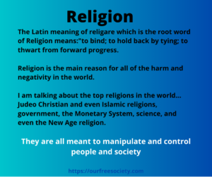 The Latin meaning of religion