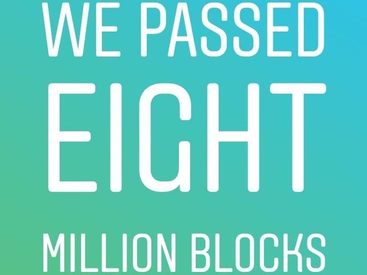 Emerald Crypto passes the 8 Mio Block mark