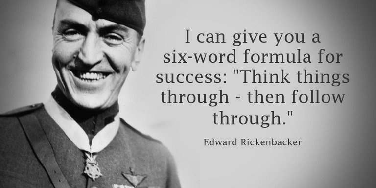 Six-word formula for success