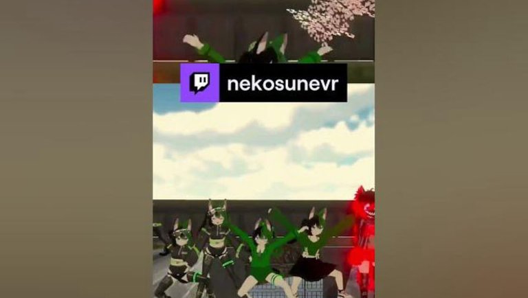 wild neko is twerking | nekosunevr on #twitch #shorts  #vrchat #gamingchannel