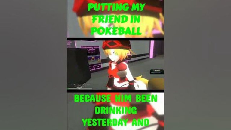 [VR] NEOS VR - Putting my Friend in Pokeball for Drinking XD #shorts