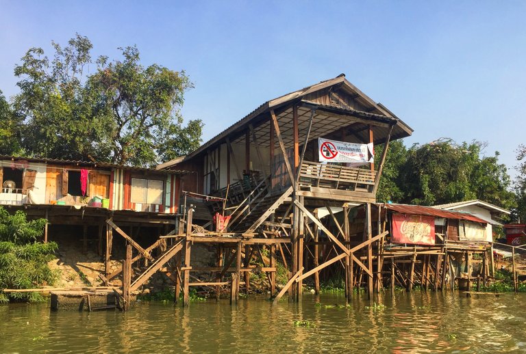 A waterside residence in Ayutthaya. 
