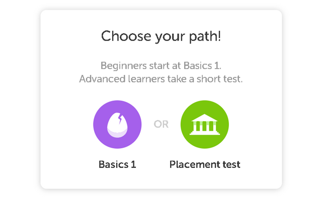 Duolingo - Choose Your Path - screenshot