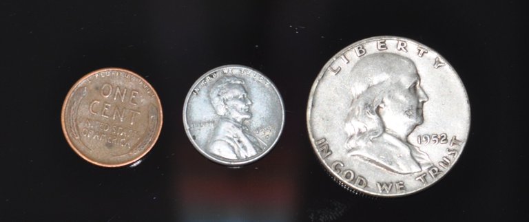 Coins on parade