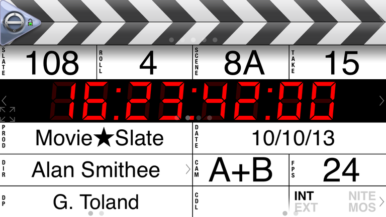 Claqueta // Clapperboard. Fuente/Source: https://pulsarec.es/movie-slate-la-claqueta-digital-blog-de-la-productora-audiovisual-en-madrid-pulsa-rec/