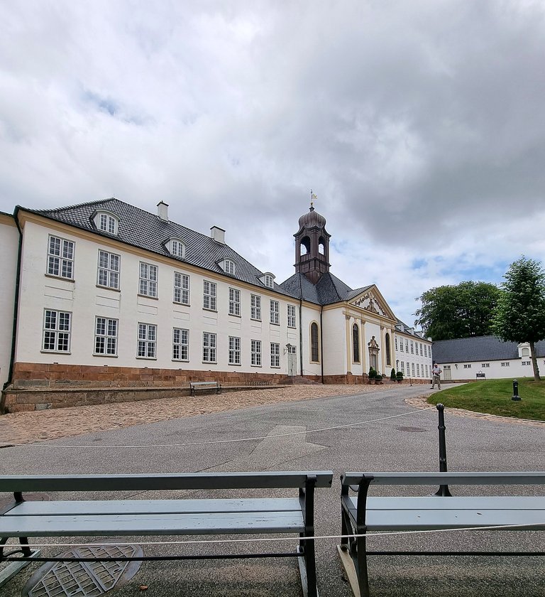 Fredensborg Palace Church and palace buildings