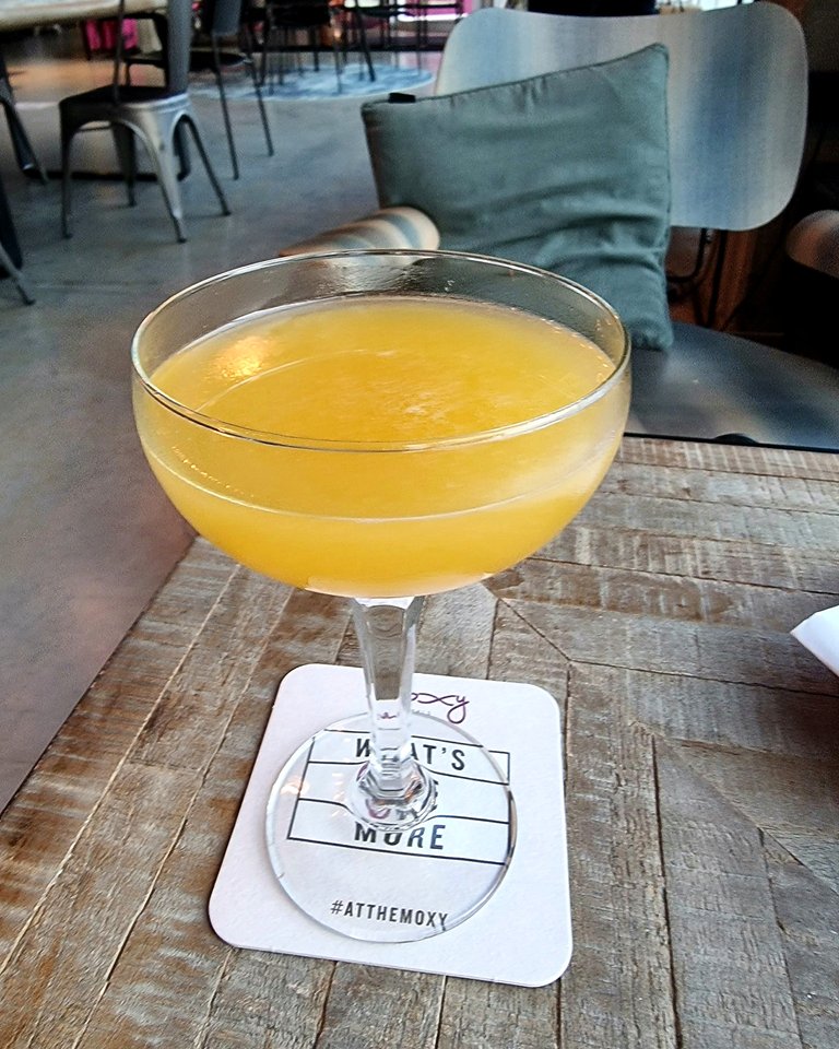 Cocktail at Moxy Copenhagen after visiting Fredensborg Palace