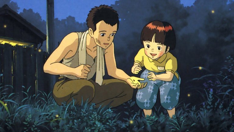 Hotaru no haka Grave of the Fireflies Year : 1988 - Japan Director : Isao  Takahata Animation Stock Photo - Alamy