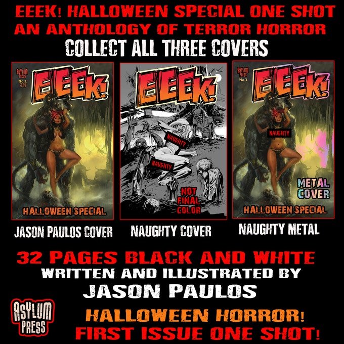 Frank Forte, Asylum Press, Kickstarter, vampires, halloween, horror, indie comics,