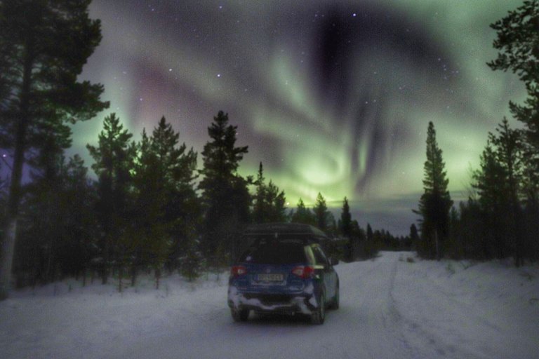 reise-ans-nordkapp-und-zurück-rebeccaontheroof-Nordlichter-Kiruna-Suzuki-Vitara