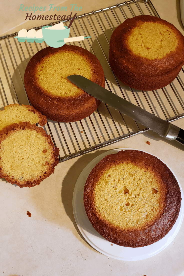 ginger chocolate peach cake