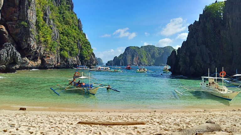 Our lunch spot with a stunning view during island hopping. This was sooo worth it!