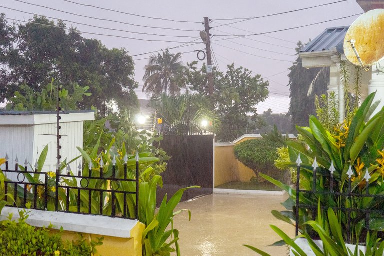 We got a taste of rainy season during our last week in Ghana