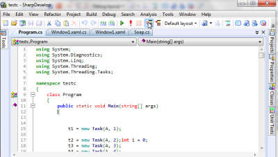 Programming with SharpDevelop: Importing projects, Customising the ...