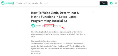 How To Write Limit  Determinat   Matrix Functions in Latex  Latex Programming Tutorial  2 — Steemit.png