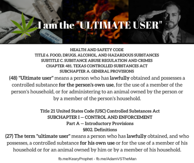 (48) _Ultimate user_ means a person who has lawfully obtained and possesses a controlled substance for the person's own use, for the use of a member of the person's household, or for administering to an animal owne.png