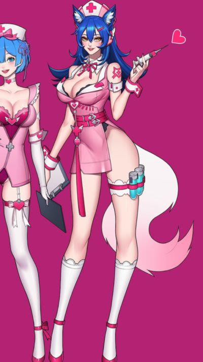 Sexy-Nurse-Ahri-Cosplay-Illustration-576x1024.png